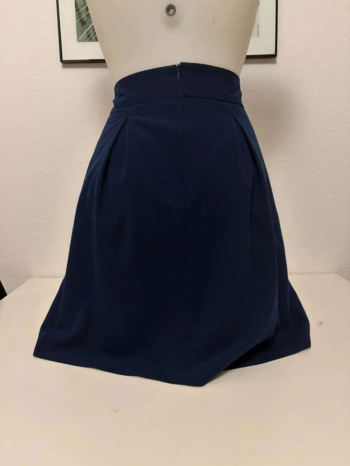 ☀️ Jupe portefeuille bleu marine Faither & Sons – Taille 40 – photo 5